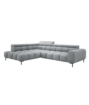 Narożnik PLAZA L Lewostronny w tkaninie CLOUD 81 WERSAL