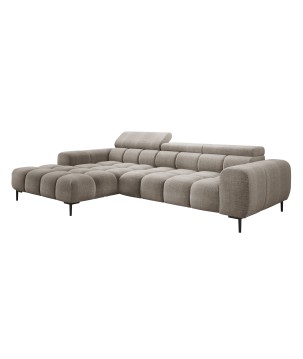 Narożnik PLAZA MINI Lewostronny w tkaninie EDEN 04 WERSAL