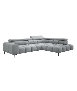 Narożnik PLAZA L Prawostronny w tkaninie CLOUD 81 WERSAL