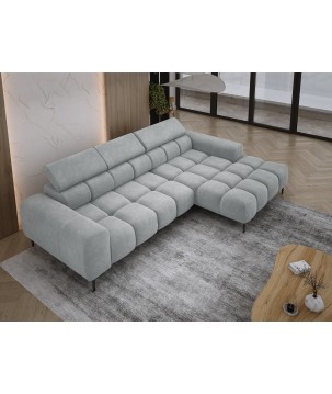 Narożnik PLAZA MINI Prawostronny w tkaninie CLOUD 81 WERSAL