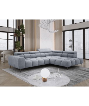 Narożnik PLAZA L Prawostronny w tkaninie CLOUD 82 WERSAL