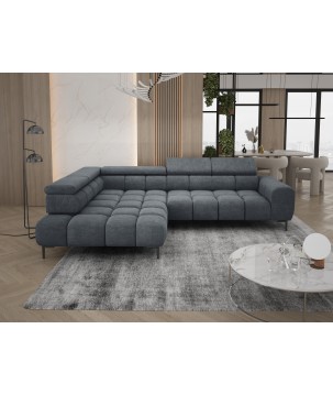 Narożnik PLAZA L Lewostronny w tkaninie CLOUD 97 WERSAL