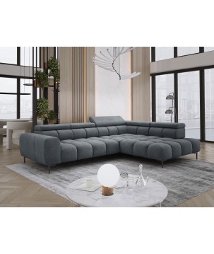 Narożnik PLAZA L Prawostronny w tkaninie CLOUD 97 WERSAL