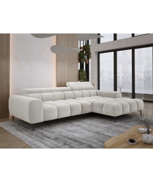 Narożnik PLAZA MINI Prawostronny w tkaninie EDEN 01 WERSAL
