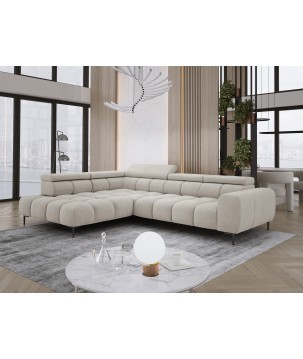 Narożnik PLAZA L Lewostronny w tkaninie CLOUD 03 WERSAL