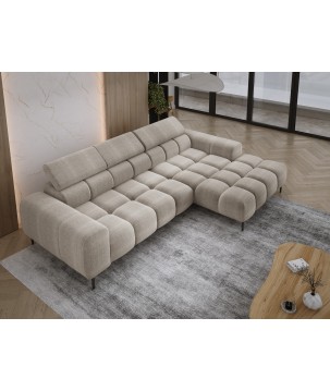 Narożnik PLAZA MINI Prawostronny w tkaninie EDEN 04 WERSAL