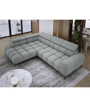Narożnik PLAZA L Lewostronny w tkaninie CLOUD 81 WERSAL