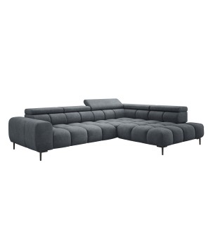 Narożnik PLAZA L Prawostronny w tkaninie CLOUD 97 WERSAL