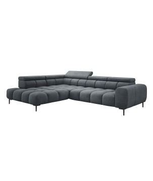 Narożnik PLAZA L Lewostronny w tkaninie CLOUD 97 WERSAL