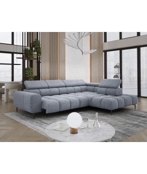 Narożnik PLAZA L Prawostronny w tkaninie CLOUD 82 WERSAL