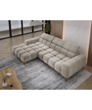 Narożnik PLAZA MINI Lewostronny w tkaninie EDEN 04 WERSAL