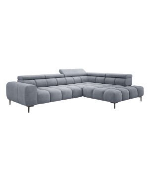 Narożnik PLAZA L Prawostronny w tkaninie CLOUD 82 WERSAL
