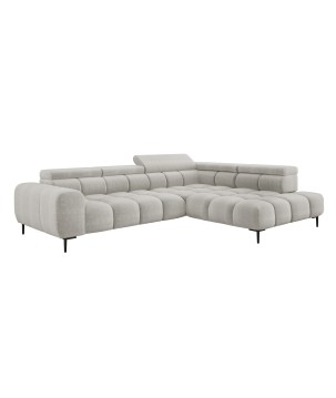 Narożnik PLAZA L Prawostronny w tkaninie EDEN 01 WERSAL