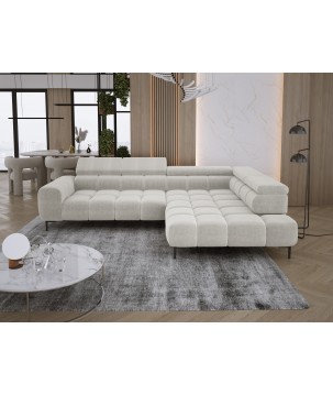 Narożnik PLAZA L Prawostronny w tkaninie EDEN 01 WERSAL