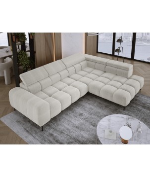 Narożnik PLAZA L Prawostronny w tkaninie EDEN 01 WERSAL