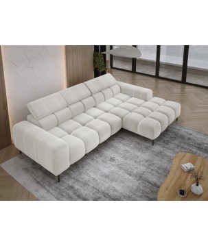 Narożnik PLAZA MINI Lewostronny w tkaninie EDEN 01 WERSAL