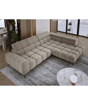 Narożnik PLAZA L Prawostronny w tkaninie EDEN 04 WERSAL