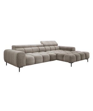 Narożnik PLAZA MINI Prawostronny w tkaninie EDEN 04 WERSAL