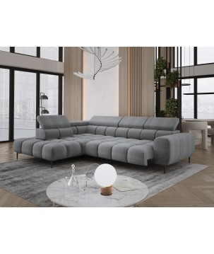 Narożnik PLAZA L Lewostronny w tkaninie EDEN 18 WERSAL
