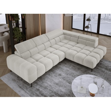Narożnik PLAZA L Lewostronny w tkaninie EDEN 01 WERSAL