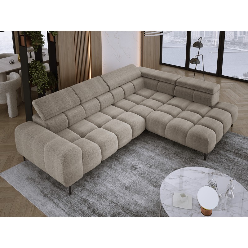 Narożnik PLAZA L Prawostronny w tkaninie EDEN 04 WERSAL