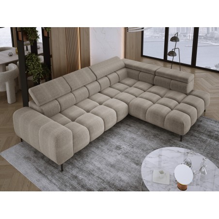 Narożnik PLAZA L Prawostronny w tkaninie EDEN 04 WERSAL
