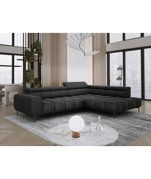 Narożnik PLAZA L Prawostronny w tkaninie Solar 99 WERSAL
