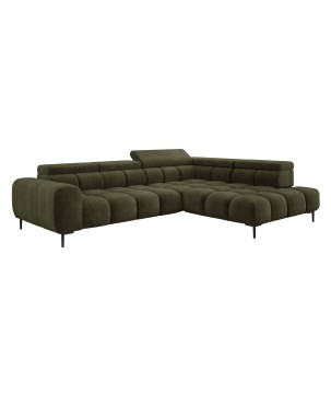 Narożnik PLAZA L Prawostronny w tkaninie EDEN 12 WERSAL