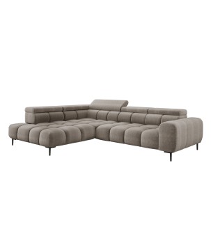 Narożnik PLAZA L Lewostronny w tkaninie EDEN 04 WERSAL