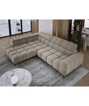 Narożnik PLAZA L Lewostronny w tkaninie EDEN 04 WERSAL