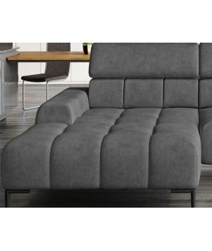Narożnik PLAZA Mini Prawostronny w tkaninie Salvador 15 WERSAL