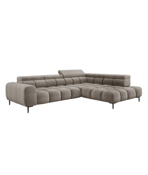 Narożnik PLAZA L Prawostronny w tkaninie EDEN 04 WERSAL