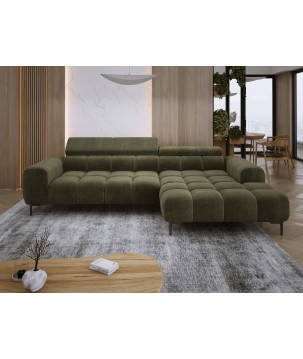 Narożnik PLAZA MINI Prawostronny w tkaninie EDEN 12 WERSAL