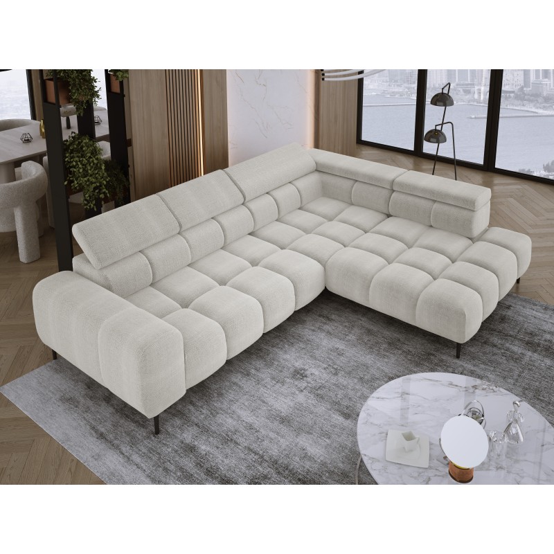 Narożnik PLAZA L Prawostronny w tkaninie EDEN 01 WERSAL