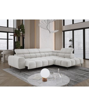 Narożnik PLAZA L Prawostronny w tkaninie EDEN 01 WERSAL