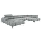 Narożnik PLAZA XL Prawostronny Tkanina CLOUD 81 WERSAL