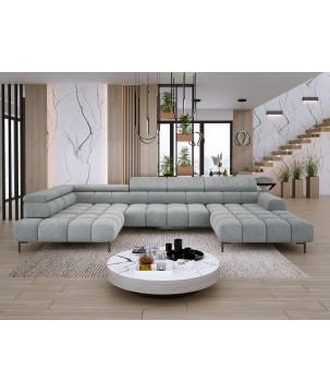 Narożnik PLAZA XL Lewostronny Tkanina CLOUD 81 WERSAL