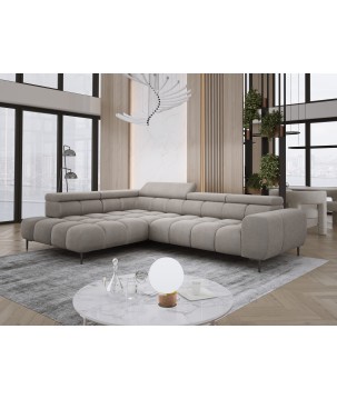 Narożnik PLAZA L Lewostronny w tkaninie Promocyjnej APHRODITE 04 WERSAL