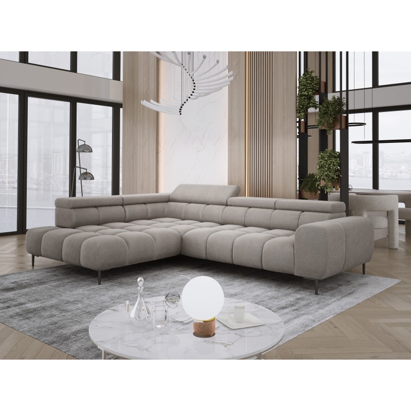Narożnik PLAZA L Lewostronny w tkaninie Promocyjnej APHRODITE 04 WERSAL