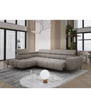 Narożnik PLAZA L Lewostronny w tkaninie Promocyjnej APHRODITE 04 WERSAL
