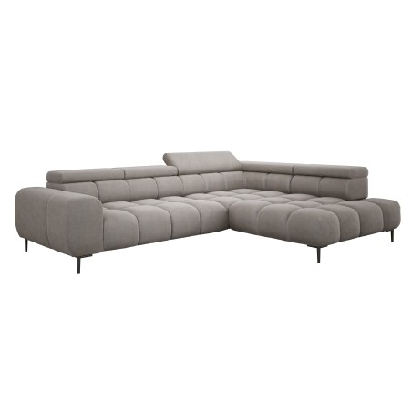 Narożnik PLAZA L Prawostronny w tkaninie Promocyjnej APHRODITE 04 WERSAL