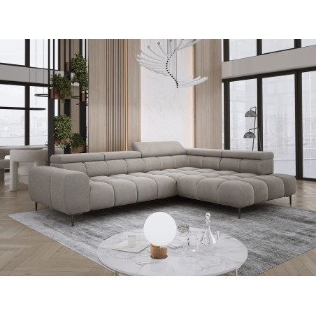 Narożnik PLAZA L Prawostronny w tkaninie Promocyjnej APHRODITE 04 WERSAL