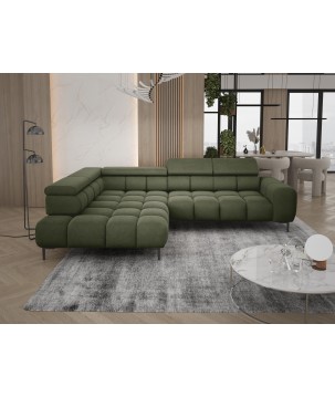 Narożnik PLAZA L Lewostronny w tkaninie Promocyjnej APHRODITE 12 WERSAL