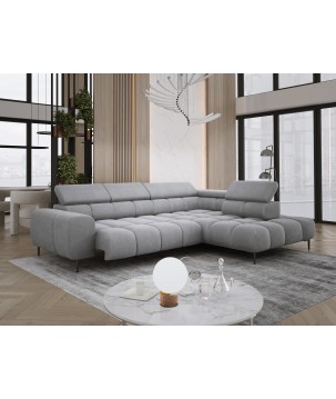 Narożnik PLAZA L Prawostronny w tkaninie Promocyjnej APHRODITE 19 WERSAL