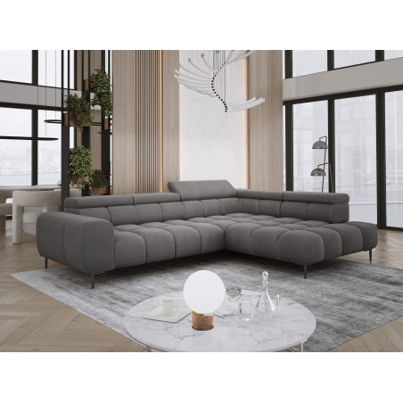 Narożnik PLAZA L Prawostronny w tkaninie Promocyjnej APHRODITE 22 WERSAL