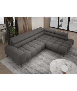 Narożnik PLAZA L Prawostronny w tkaninie Promocyjnej APHRODITE 22 WERSAL