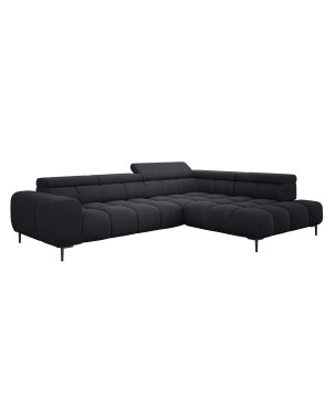 Narożnik PLAZA L Prawostronny w tkaninie Promocyjnej APHRODITE 23 WERSAL