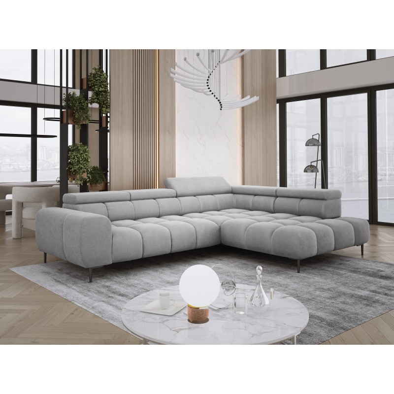 Narożnik PLAZA L Prawostronny w tkaninie Promocyjnej APHRODITE 19 WERSAL