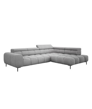 Narożnik PLAZA L Prawostronny w tkaninie Promocyjnej APHRODITE 19 WERSAL