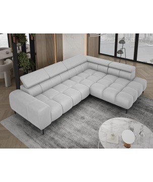 Narożnik PLAZA L Prawostronny w tkaninie Solar 80 WERSAL